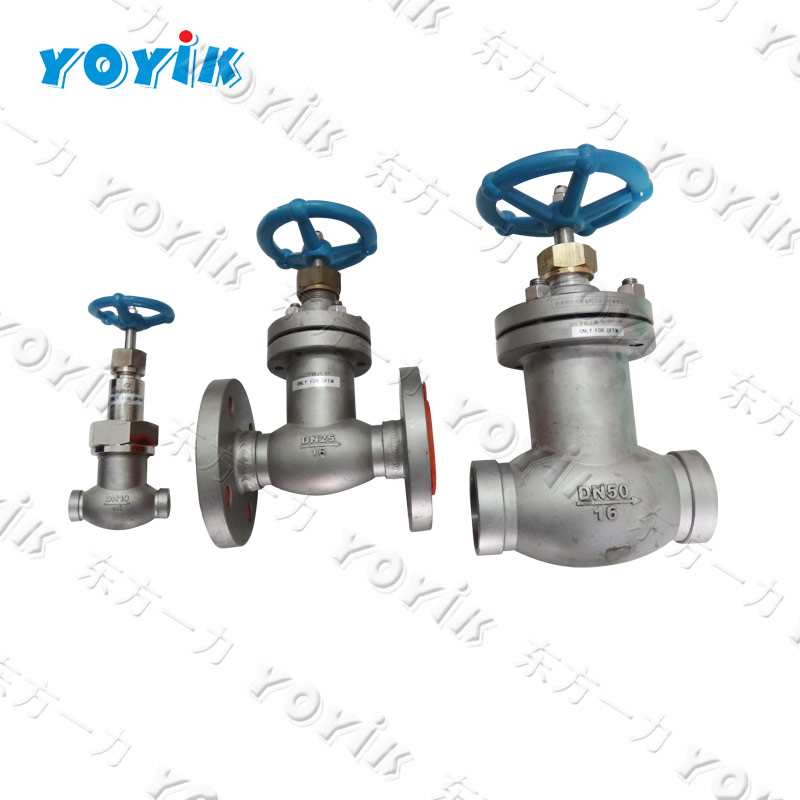25FWJ1.6P DN25 PN16 power plant bydrogen system ellows globe valve (flange)